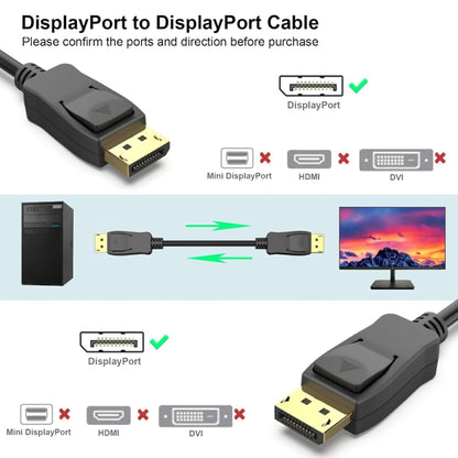 4K DisplayPort to DisplayPort 6 Feet Cable For Lenovo, Dell, HP, ASUS More by buy2fix