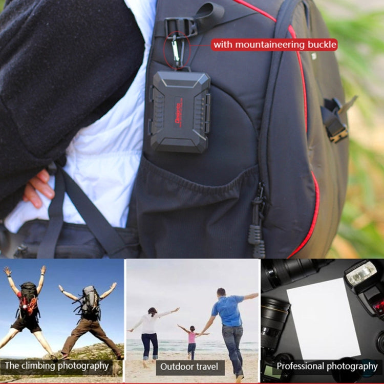 Desiontal SD / TF / XQD / CF / SIM / TF Storage Card Memory Card Organizer Outdoor Portable Waterproof Box by buy2fix