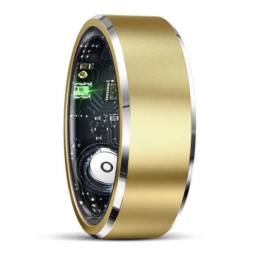 R5 SIZE 10 Smart Ring, Support Health Monitoring / Multiple Sports Modes(Gold) by buy2fix