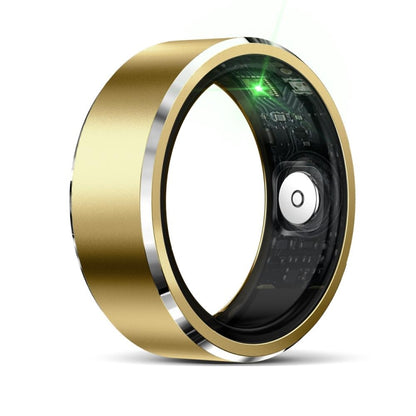 R5 SIZE 12 Smart Ring, Support Health Monitoring / Multiple Sports Modes(Gold) by buy2fix