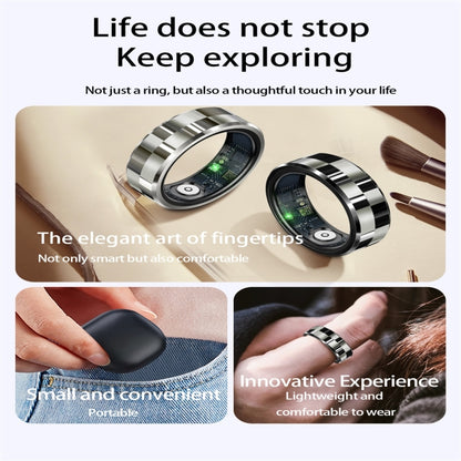 R9 SIZE 8 Smart Ring, Support Health Monitoring / Gesture Control / Somatosensory Games(Black) by buy2fix