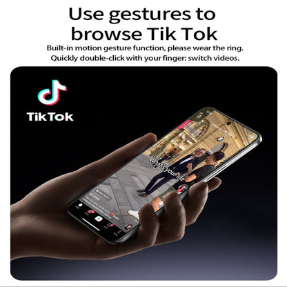 R9 SIZE 11 Smart Ring, Support Health Monitoring / Gesture Control / Somatosensory Games(Black) by buy2fix