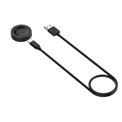 For Huawei Watch GT5 46mm USB Interface Split Type Smart Watch Charging Cable, Length: 1m(Black) - Charger by buy2fix | Online Shopping UK | buy2fix