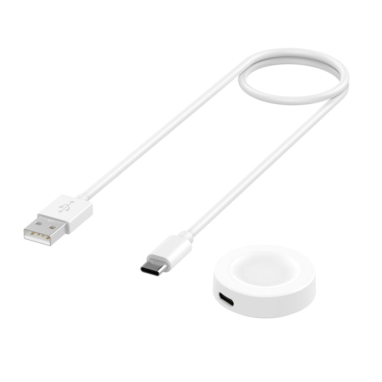 For Huawei Watch GT5 Pro 46mm USB Interface Split Type Smart Watch Charging Cable, Length: 1m(White) - Charger by buy2fix | Online Shopping UK | buy2fix