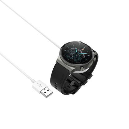 For Huawei Watch GT5 41mm USB Interface Integrated Smart Watch Charging Cable, Length: 1m(White) - Charger by buy2fix | Online Shopping UK | buy2fix