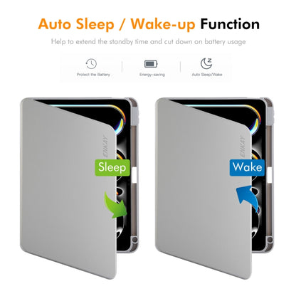 For iPad Pro 12.9 2022/ Air 13 2025 / 2024 ENKAY 360 Rotation TPU Leather Smart Tablet Case with Pen Slot(Beige) - iPad Air 13 2025 / 2024 Cases by ENKAY | Online Shopping UK | buy2fix