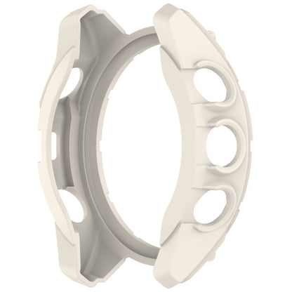 For Garmin Fenix 8 AMOLED 47mm Armor Hollow TPU Half Coverage Watch Protective Case(Starlight) - Watch Cases by buy2fix | Online Shopping UK | buy2fix