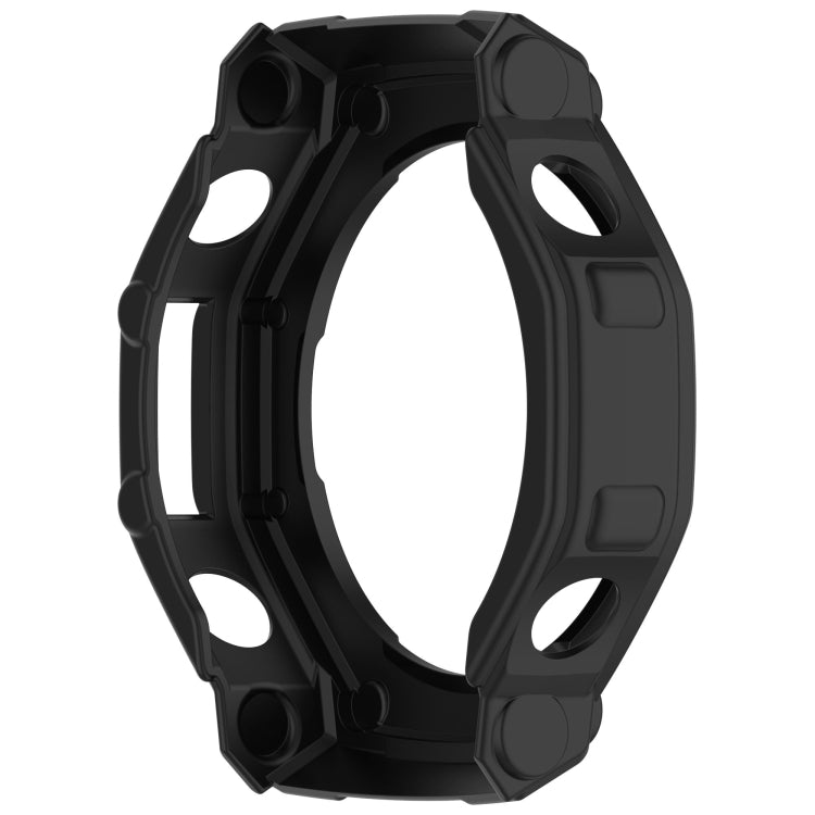 For Amazfit T-Rex3 Armor Hollow TPU Half Coverage Watch Case(Black) - Watch Cases by buy2fix | Online Shopping UK | buy2fix