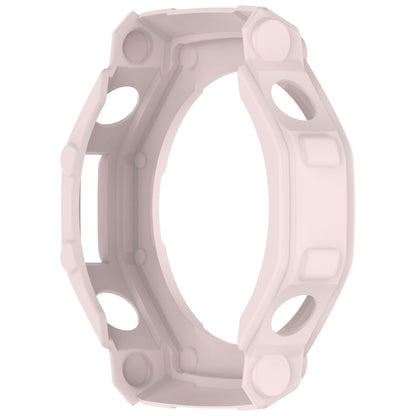 For Amazfit T-Rex3 Armor Hollow TPU Half Coverage Watch Case(Light Pink) - Watch Cases by buy2fix | Online Shopping UK | buy2fix