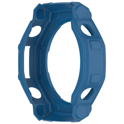 For Amazfit T-Rex3 Armor Hollow TPU Half Coverage Watch Case(Dark Blue) - Watch Cases by buy2fix | Online Shopping UK | buy2fix