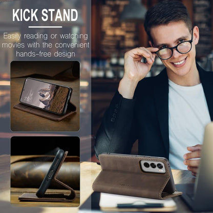 For OPPO Reno12 5G Global CaseMe 013 Multifunctional Horizontal Flip Leather Phone Case(Coffee) - OPPO Cases by CaseMe | Online Shopping UK | buy2fix