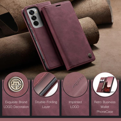 For OPPO Reno12 5G Global CaseMe 013 Multifunctional Horizontal Flip Leather Phone Case(Red) - OPPO Cases by CaseMe | Online Shopping UK | buy2fix