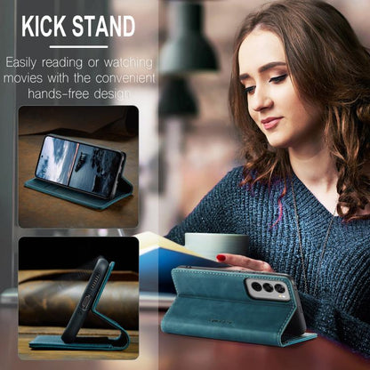 For OPPO Reno12 Pro 5G Global CaseMe 013 Multifunctional Horizontal Flip Leather Phone Case(Blue) - OPPO Cases by CaseMe | Online Shopping UK | buy2fix