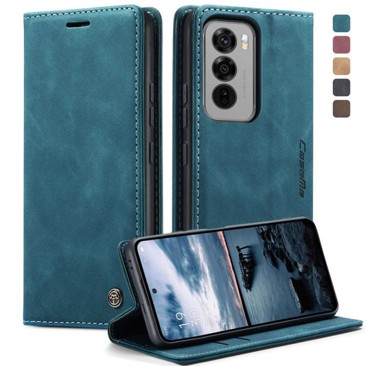 For OPPO Reno12 Pro 5G Global CaseMe 013 Multifunctional Horizontal Flip Leather Phone Case(Blue) - OPPO Cases by CaseMe | Online Shopping UK | buy2fix