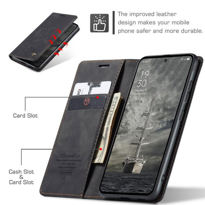 For OPPO Reno12 Pro 5G Global CaseMe 013 Multifunctional Horizontal Flip Leather Phone Case(Black) - OPPO Cases by CaseMe | Online Shopping UK | buy2fix