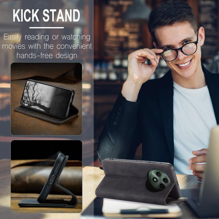 For OPPO Reno12 F /12 FS 5G CaseMe 013 Multifunctional Horizontal Flip Leather Phone Case(Black) - OPPO Cases by CaseMe | Online Shopping UK | buy2fix