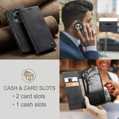 For OPPO Reno12 F /12 FS 5G CaseMe 013 Multifunctional Horizontal Flip Leather Phone Case(Black) - OPPO Cases by CaseMe | Online Shopping UK | buy2fix