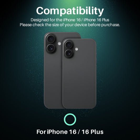 For iPhone 16 / 16 Plus NORTHJO Camera Lens Protector CD Veins 3D Tempered Glass Film(Black) - iPhone 16 Plus Tempered Glass by NORTHJO | Online Shopping UK | buy2fix