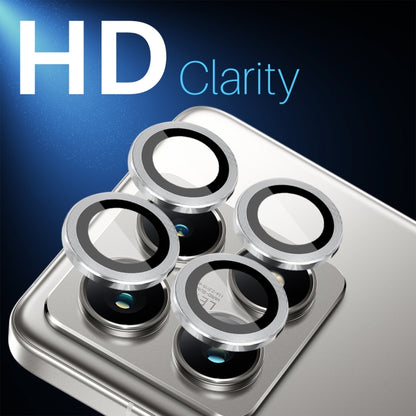 For Xiaomi 14T Pro 5G NORTHJO Camera Lens Protector CD Metal Ring Tempered Glass Film(Silver) -  by NORTHJO | Online Shopping UK | buy2fix