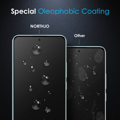 For Xiaomi Redmi Note 14 5G NORTHJO A++ Screen Tempered Glass Film - Note 14 Tempered Glass by NORTHJO | Online Shopping UK | buy2fix