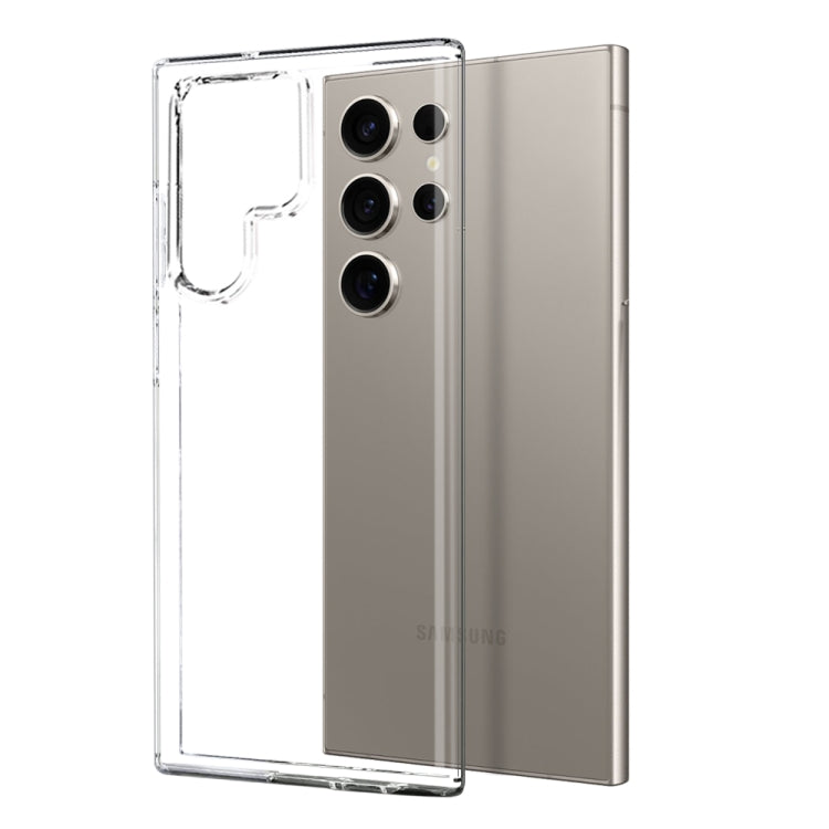 For Samsung Galaxy S24 Ultra 5G NORTHJO TPU Case with Screen Film, Support Fingerprint Unlock(Transparent) - Galaxy S24 Ultra 5G Cases by NORTHJO | Online Shopping UK | buy2fix