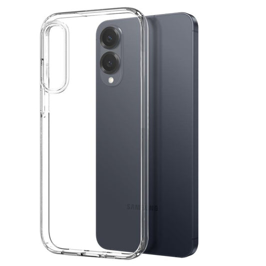 For Samsung Galaxy S25 Edge 5G NORTHJO TPU Case with Screen Film, Support Fingerprint Unlock(Transparent) - Galaxy S25 Edge 5G Cases by NORTHJO | Online Shopping UK | buy2fix