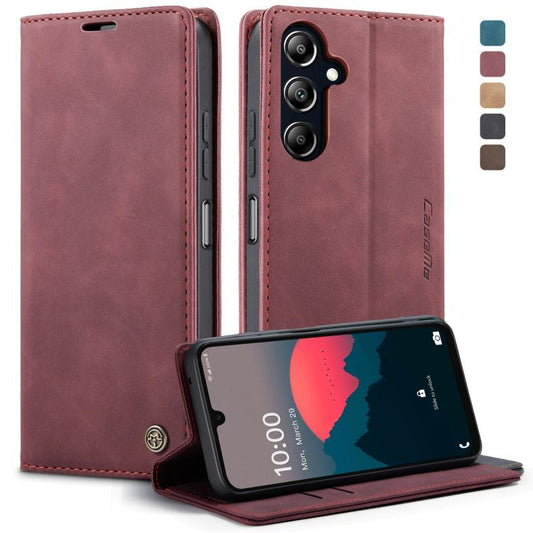 For Samsung Galaxy A16 5G CaseMe 013 Multifunctional Horizontal Flip Leather Phone Case(Red) - Galaxy Phone Cases by CaseMe | Online Shopping UK | buy2fix
