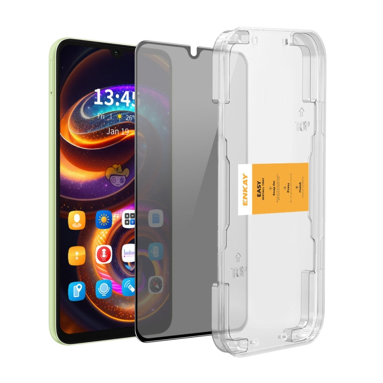 For Samsung Galaxy A16 4G / 5G ENKAY Easy Install Anti-peeping Privacy Tempered Glass Film - Galaxy Tempered Glass by ENKAY | Online Shopping UK | buy2fix
