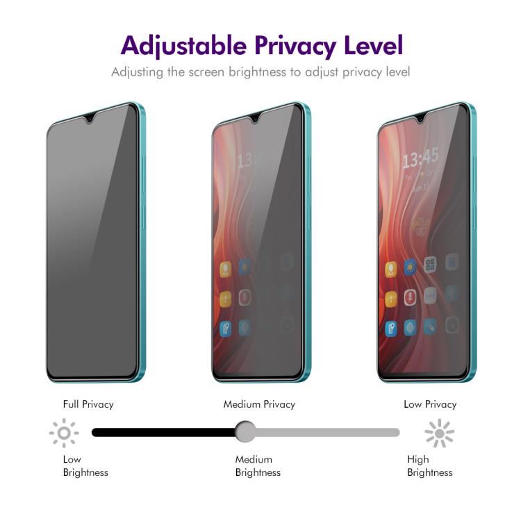 For Samsung Galaxy A26 ENKAY Easy Install Anti-peeping Privacy Tempered Glass Film - Galaxy Tempered Glass by ENKAY | Online Shopping UK | buy2fix