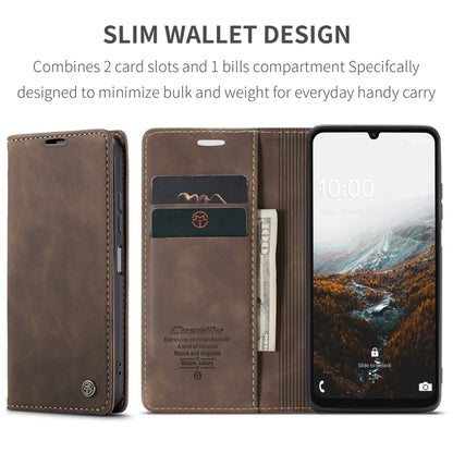 For Samsung Galaxy A07 / A06 CaseMe 013 Multifunctional Horizontal Flip Leather Phone Case(Coffee) by CaseMe