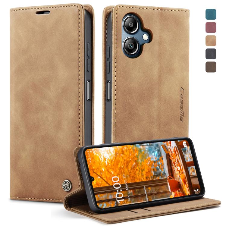 For Samsung Galaxy A07 / A06 CaseMe 013 Multifunctional Horizontal Flip Leather Phone Case(Brown) by CaseMe