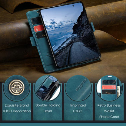 For Samsung Galaxy Z Fold7 CaseMe 013 Multifunctional Horizontal Flip Leather Phone Case(Blue) - Galaxy Z Fold7 5G Cases by CaseMe | Online Shopping UK | buy2fix