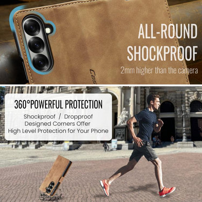 For Samsung Galaxy Z Fold7 CaseMe 013 Multifunctional Horizontal Flip Leather Phone Case(Brown) - Galaxy Z Fold7 5G Cases by CaseMe | Online Shopping UK | buy2fix