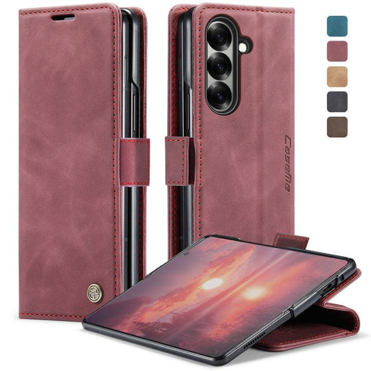 For Samsung Galaxy Z Fold7 CaseMe 013 Multifunctional Horizontal Flip Leather Phone Case(Red) - Galaxy Z Fold7 5G Cases by CaseMe | Online Shopping UK | buy2fix