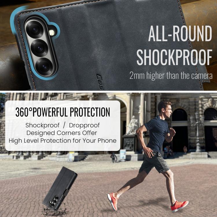 For Samsung Galaxy Z Fold7 CaseMe 013 Multifunctional Horizontal Flip Leather Phone Case(Black) - Galaxy Z Fold7 5G Cases by CaseMe | Online Shopping UK | buy2fix