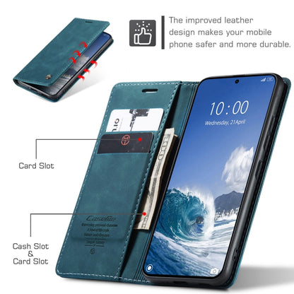 For Xiaomi 14T CaseMe 013 Multifunctional Horizontal Flip Leather Phone Case(Blue) - Xiaomi Cases by CaseMe | Online Shopping UK | buy2fix