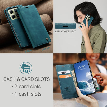 For Xiaomi 14T CaseMe 013 Multifunctional Horizontal Flip Leather Phone Case(Blue) - Xiaomi Cases by CaseMe | Online Shopping UK | buy2fix