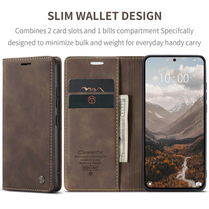 For Xiaomi 14T CaseMe 013 Multifunctional Horizontal Flip Leather Phone Case(Coffee) - Xiaomi Cases by CaseMe | Online Shopping UK | buy2fix