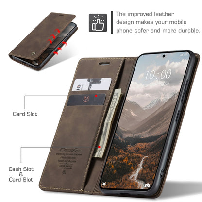 For Xiaomi 14T CaseMe 013 Multifunctional Horizontal Flip Leather Phone Case(Coffee) - Xiaomi Cases by CaseMe | Online Shopping UK | buy2fix