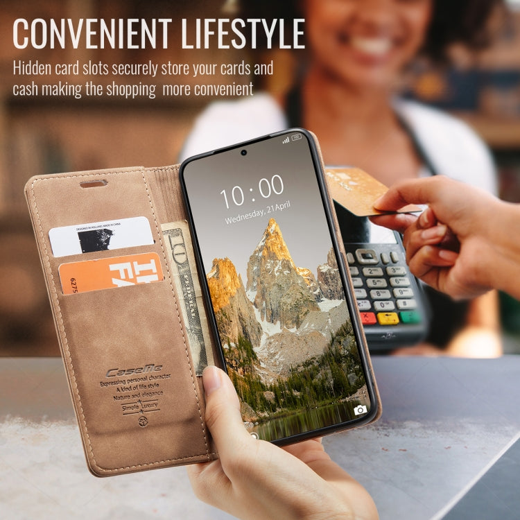 For Xiaomi 14T CaseMe 013 Multifunctional Horizontal Flip Leather Phone Case(Brown) - Xiaomi Cases by CaseMe | Online Shopping UK | buy2fix