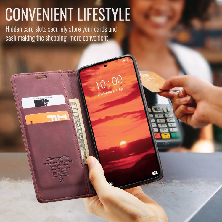 For Xiaomi 14T CaseMe 013 Multifunctional Horizontal Flip Leather Phone Case(Red) - Xiaomi Cases by CaseMe | Online Shopping UK | buy2fix