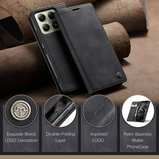 For Xiaomi 14T CaseMe 013 Multifunctional Horizontal Flip Leather Phone Case(Black) - Xiaomi Cases by CaseMe | Online Shopping UK | buy2fix