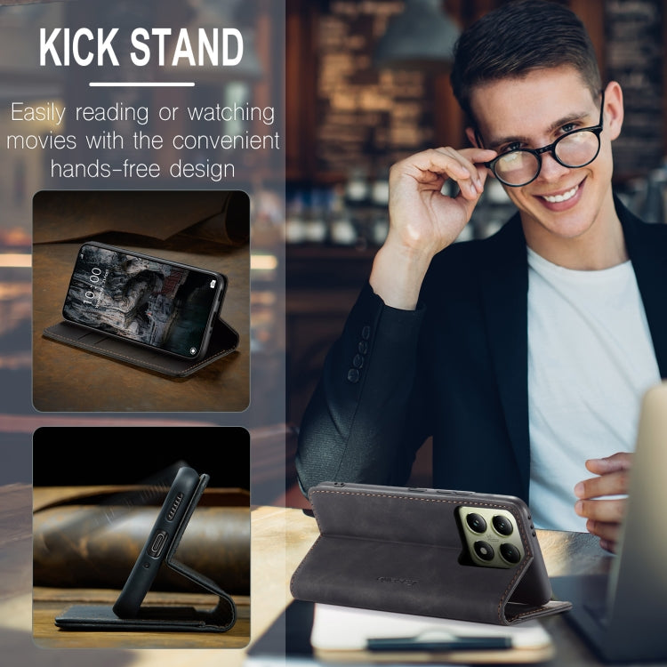 For Xiaomi 14T CaseMe 013 Multifunctional Horizontal Flip Leather Phone Case(Black) - Xiaomi Cases by CaseMe | Online Shopping UK | buy2fix
