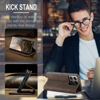 For Xiaomi 14T Pro CaseMe 013 Multifunctional Horizontal Flip Leather Phone Case(Coffee) - Xiaomi Cases by CaseMe | Online Shopping UK | buy2fix