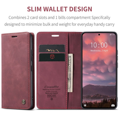 For Xiaomi 14T Pro CaseMe 013 Multifunctional Horizontal Flip Leather Phone Case(Red) - Xiaomi Cases by CaseMe | Online Shopping UK | buy2fix