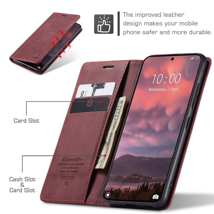 For Xiaomi 14T Pro CaseMe 013 Multifunctional Horizontal Flip Leather Phone Case(Red) - Xiaomi Cases by CaseMe | Online Shopping UK | buy2fix