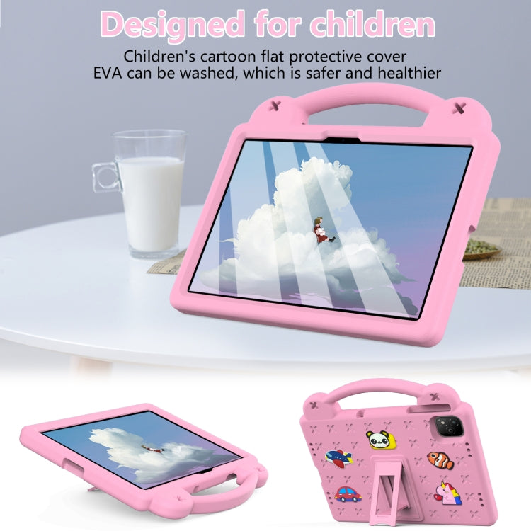For Infinix Xpad 11 X1101 2024 Handle Kickstand Children EVA Shockproof Tablet Case(Pink) - Others by buy2fix | Online Shopping UK | buy2fix