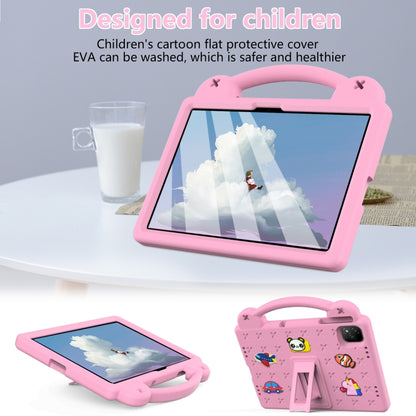 For Infinix Xpad 11 X1101 2024 Handle Kickstand Children EVA Shockproof Tablet Case(Pink) - Others by buy2fix | Online Shopping UK | buy2fix