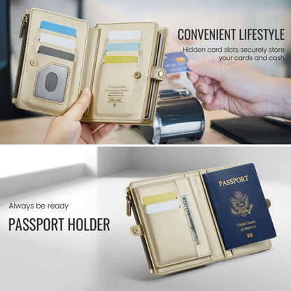 CaseMe-Me60 Multi-functional Anti-theft Swipe Passport Wallet(Gold) -  by CaseMe | Online Shopping UK | buy2fix