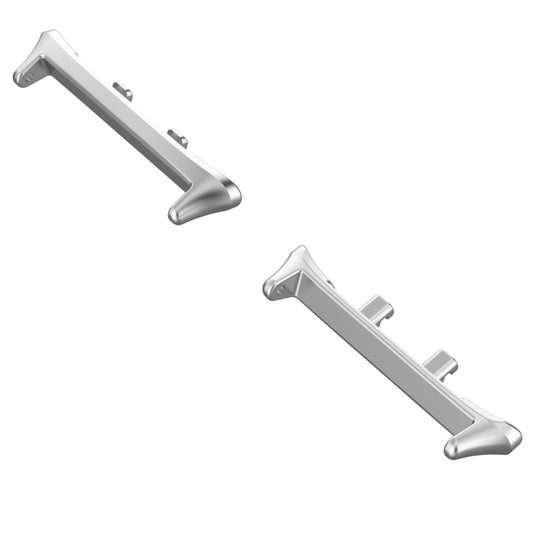 For Honor Watch 5 1 Pair 22mm Stainless Steel Metal Watch Band Connector(Silver) by buy2fix